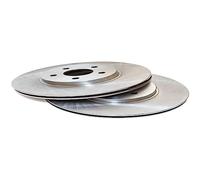 Bosch BD1651 Brake Disc Set - 278.2 mm Solid Discs - Rear Axle - ECE-R90 Certified - Reliable Braking, Stable Performance, Corrosion Protection - 1 Set of 2 Discs