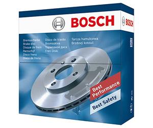 Bosch BD1711 Brake Disc - 345 mm Vented High-Carbon Disc - Front Axle - ECE-R90 Certified - Great Cooling and Noise Suppression, Advanced Corrosion protected - 1 Single Disc