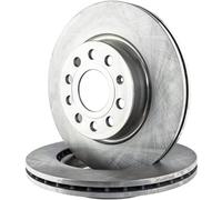 Bosch BD172 Brake Disc Set - 282 mm Vented High-Carbon Discs - Front Axle - ECE-R90 Certified - Improved Cooling, Reduced Brake Fade, Corrosion Protection - 1 Set of 2 Discs