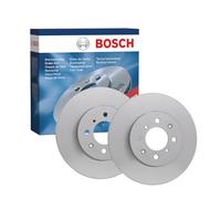 Bosch BD2024 Brake Disc Set - 262 mm Vented Coated Discs - Front Axle - ECE-R90 Certified - Great Cooling, Advanced Corrosion Protection - 1 Set of 2 Discs