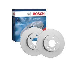 Bosch BD2055 Brake Disc Set - 282 mm Solid Discs - Front Axle - ECE-R90 Certified - Long Service Life, Advanced Corrosion Protection - 1 Set of 2 Discs