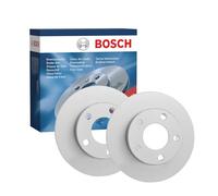 Bosch BD2057 Brake Disc Set - 245 mm Solid Discs - Rear Axle - ECE-R90 Certified - Long Service Life, Advanced Corrosion Protection - 1 Set of 2 Discs