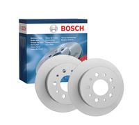 Bosch BD2064 Brake Disc Set - 280 mm Solid Discs - Rear Axle - ECE-R90 Certified - Long Service Life, Advanced Corrosion Protection - 1 Set of 2 Discs