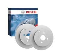 Bosch BD2072 Brake Disc Set - 269 mm Solid Discs - Rear Axle - ECE-R90 Certified - Long Service Life, Advanced Corrosion Protection - 1 Set of 2 Discs
