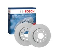 Bosch BD2079 Brake Disc Set - 256 mm - Rear Axle - 1 Set of 2 Discs | Solid Discs - ECE-R90 Certified - Long Service Life, Advanced Corrosion Protection