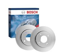 Bosch BD2084 Brake Disc Set - 256 mm Vented Coated Discs - Front Axle - ECE-R90 Certified - Great Cooling, Advanced Corrosion Protection - 1 Set of 2 Discs