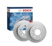 Bosch BD2110 Brake Disc Set - 279.6 mm Solid Discs - Rear Axle - ECE-R90 Certified - Long Service Life, Advanced Corrosion Protection - 1 Set of 2 Discs