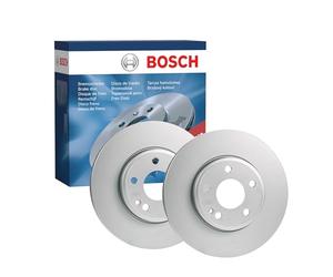 Bosch BD2129 Brake Disc Set - 295 mm - FRONT Axle - 1 Set of 2 Discs | Vented High-Carbon Discs - ECE-R90 Certified - Great Cooling and Noise Suppression, Advanced Corrosion Protection