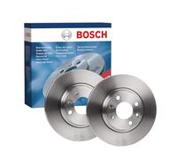 Bosch BD2146 Brake Disc Set - 258 mm Vented High-Carbon Discs - Front Axle - ECE-R90 Certified - Improved Cooling, Reduced Brake Fade, Corrosion Protection - 1 Set of 2 Discs