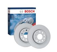 Bosch BD2186 Brake Disc Set - 276 mm Vented High-Carbon Disc - Front Axle - ECE-R90 Certified - Great Cooling and Noise Suppression, Advanced Corrosion protected - 1 Set of 2 Discs