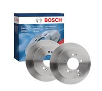 2x Brake Discs Pair Solid fits KIA SPORTAGE SL 2.0D Rear 2011 on D4HA 284mm Set