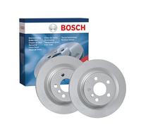 Bosch BD2416 Brake Disc Set - 300 mm - REAR Axle - 1 Set of 2 Discs | Vented High-Carbon Discs - ECE-R90 Certified - Great Cooling and Noise Suppression, Advanced Corrosion Protection