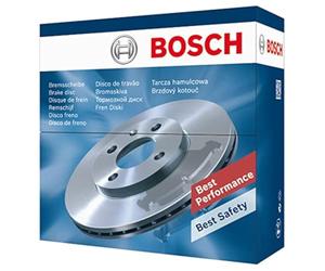 Bosch BD2519 Brake Disc Set - 256 mm - Front Axle - 1 Set of 2 Discs | Vented Discs - ECE-R90 Certified - Good Cooling, Reliable Braking, Corrosion Protection