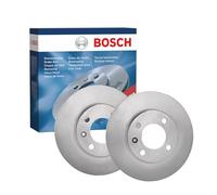 Bosch BD28 Brake Disc Set - 239 mm Vented Discs - Front Axle - ECE-R90 Certified - Good Cooling, Reliable Braking, Corrosion Protection - 1 Set of 2 Discs