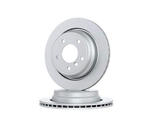 Bosch BD357 Brake Disc Set - 298 mm Vented High-Carbon Disc - Rear Axle - ECE-R90 Certified - Great Cooling and Noise Suppression, Advanced Corrosion protected - 1 Set of 2 Discs