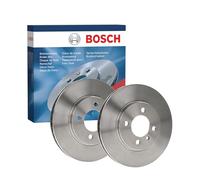 Bosch BD39 Brake Disc Set - 260 mm Vented High-Carbon Discs - Front Axle - ECE-R90 Certified - Improved Cooling, Reduced Brake Fade, Corrosion Protection - 1 Set of 2 Discs