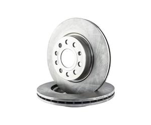 Bosch BD43 Brake Disc Set - 265 mm Solid Discs - Rear Axle - ECE-R90 Certified - Reliable Braking, Stable Performance, Corrosion Protection - 1 Set of 2 Discs