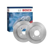 Bosch BD524 Brake Disc Set - 253 mm Vented Discs - Rear Axle - ECE-R90 Certified - Good Cooling, Reliable Braking, Corrosion Protection - 1 Set of 2 Discs