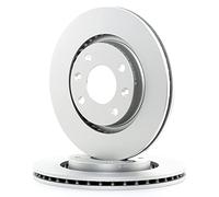 Bosch BD536 Brake Disc Set - 266 mm - Front Axle - 1 Set of 2 Discs | Vented High-Carbon Discs - ECE-R90 Certified - Improved Cooling, Reduced Brake Fade, Corrosion Protection
