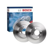 Bosch BD644 Brake Disc Set - 240 mm Solid Discs - Rear Axle - ECE-R90 Certified - Reliable Braking, Stable Performance, Corrosion Protection - 1 Set of 2 Discs