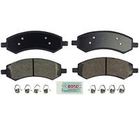 BOSCH BE1084H Blue Semi-Metallic Disc Brake Pad Set With Hardware - Compatible With Select Chrysler Aspen; Dodge Dakota, Durango, Ram 1500; Mitsubishi Raider; Ram 1500, 1500 Classic, Dakota; FRONT