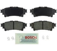 BOSCH BE1391 Blue Ceramic Disc Brake Pad Set - Compatible With Select Lexus GS, IS, RC (200t, 250, 300, 350, 450h, Turbo); Toyota Highlander, Mirai, Prius V, Sienna; REAR