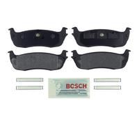 BOSCH BE711H Blue Ceramic Disc Brake Pad Set With Hardware - Compatible With Select Ford Expedition F-150 F-150 Heritage F-250 F-250 Super Duty;