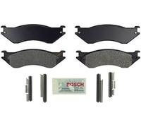 BOSCH BE758H Blue Semi-Metallic Disc Brake Pad Set With Hardware - Compatible With Select Dodge B1500, Ram 1500, Ram 1500 Van; FRONT