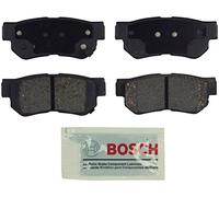 BOSCH BE813 Blue Ceramic Disc Brake Pad Set - Compatible With Select Hyundai Azera, Elantra, Santa Fe, Sonata, Tucson, XG300, XG350; Kia Amanti, Magentis, Optima, Sportage; REAR