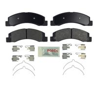 BOSCH BE824H Blue Semi-Metallic Disc Brake Pad Set With Hardware - Compatible With Select Ford Excursion F-150 F-250 Super Duty F-350 Super Duty;