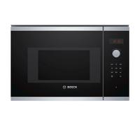 Bosch Serie 4 BFL523MS0B microwave Black, Stainless steel Solo microwave Built-in 20 L 800 W