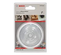BOSCH Bi-Metal Hole Saw (for Wood and Metals, 8% Cobalt Alloy, Progressive Tooth Design, Ø 76 mm, Accessory Drills)