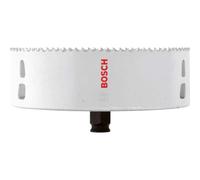 BOSCH Bi-Metal Hole Saw (for Wood and Metals, 8% Cobalt Alloy, Progressive Tooth Design, Ø 98 mm, Accessory Drills)