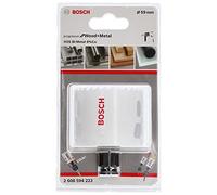 BOSCH Bi-Metal Hole Saw (for Wood and Metals, 8% Cobalt Alloy, Progressive Tooth Design, Ø 59 mm, Accessory Drills)