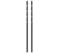 BOSCH BL2131 2-Piece 1/16 in. x 1-7/8 in. Fractional Jobber Black Oxide Drill Bit for Applications in Light-Gauge Metal Wood Plastic