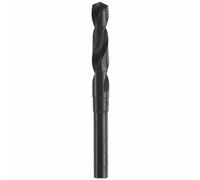 BOSCH BL2166 1-Piece 39/64 In. x 6 In. Fractional Reduced Shank Black Oxide Drill Bit for Applications in Light-Gauge Metal, Wood, Plastic