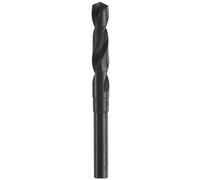 BOSCH BL2167 1-Piece 5/8 In. x 6 In. Fractional Reduced Shank Black Oxide Drill Bit for Applications in Light-Gauge Metal Wood Plastic