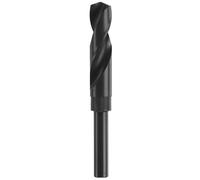 BOSCH BL2177 1-Piece 25/32 In. x 6 In. Fractional Reduced Shank Black Oxide Drill Bit for Applications in Light-Gauge Metal Wood Plastic