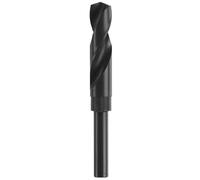 BOSCH BL2177 1-Piece 25/32 in. x 6 in. Fractional Reduced Shank Black Oxide Drill Bit for Applications in Light-Gauge Metal, Wood, Plastic