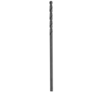 BOSCH BL2643 1-Piece 1/4 In. x 6 In. Extra Length Aircraft Black Oxide Drill Bit for Applications in Light-Gauge Metal, Wood, Plastic