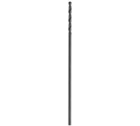 BOSCH BL2743 1-Piece 1/4 In. x 12 In. Extra Length Aircraft Black Oxide Drill Bit for Applications in Light-Gauge Metal, Wood, Plastic