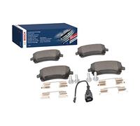 Bosch BP1018 - Brake Pads Car Rear Axle - Bosch Quality - Reduced Noise and Dust - ECE-R90 Certified - Copper-Free - 1 Set of 4 Pads - With Accessories