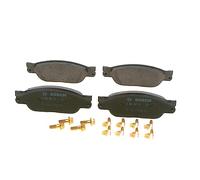 Bosch BP1052 - Brake Pads Car Front Axle - Bosch Quality - Reduced Noise and Dust - ECE-R90 Certified - Copper-Free - 1 Set of 4 Pads - With Accessories
