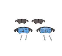 Bosch BP1112 - Brake Pads Car Front Axle - Bosch Quality - Reduced Noise and Dust - ECE-R90 Certified - Copper-Free - 1 Set of 4 Pads - With Accessories