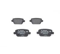 Bosch BP1119 - Brake Pads Car Rear Axle - Bosch Quality - Reduced Noise and Dust - ECE-R90 Certified - Copper-Free - 1 Set of 4 Pads