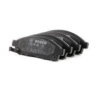 Bosch Brake Pad Set Front Low-Metallic 155.4mm Anti-Squeak Plate 0986494268