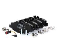 Bosch BP1197 - Brake Pads Car Front Axle - Bosch Quality - Reduced Noise and Dust - ECE-R90 Certified - Copper-Free - 1 Set of 4 pads - With Accessories