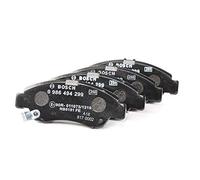 Bosch BP1234 - Brake Pads Car Front Axle - Bosch Quality - Reduced Noise and Dust - ECE-R90 Certified - Copper-Free - 1 Set of 4 Pads