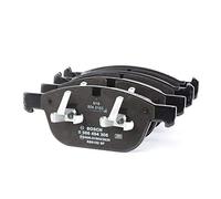 Bosch BP1241 - Brake Pads Car Front Axle - Bosch Quality - Reduced Noise and Dust - ECE-R90 Certified - Copper-Free - 1 Set of 4 Pads