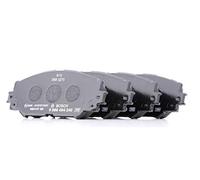 Bosch BP1303 - Brake Pads Car Front Axle - Bosch Quality - Reduced Noise and Dust - ECE-R90 Certified - Copper-Free - 1 Set of 4 Pads
